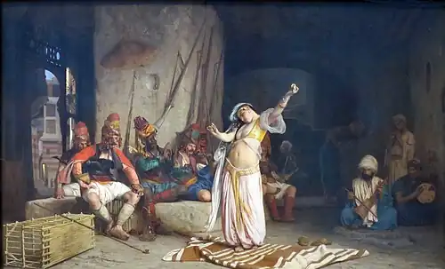 Dance of the Almeh by Jean-Léon Gérôme, 1863