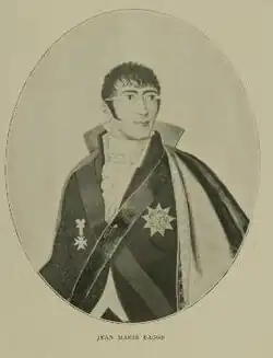 Jean-Marie Ragon in Masonic regalia.