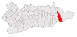 Location in Călărași County