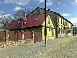 Part of a preserved 18–19th-century wooden architecture around Vecpilsētas street.