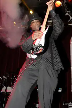 Johnson performing in 2006