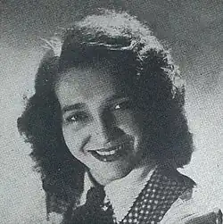 Jenny Lou Carson in a 1945 advertisement