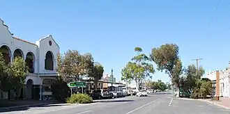Roy Street, the main street of Jeparit