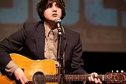 Leger performing on Music City Roots hosted by Jim Lauderdale, Nashville, 2010.