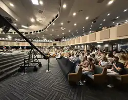 Jesus Image Sanctuary Crowd