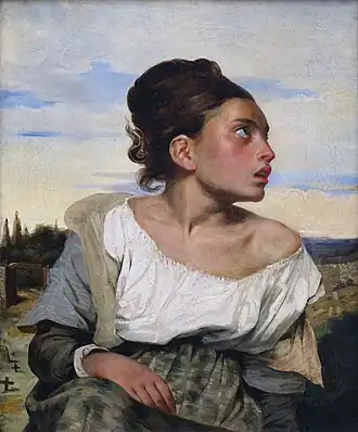 Orphan Girl at the Cemetery, 1823, Louvre