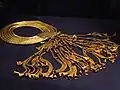 The Gold and lapis lazuli collar of Psusennes I