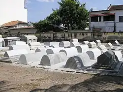 A view of the Penang Jewish Cemetery