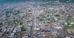 An aerial view of Jhawarian
