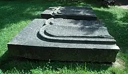 Two fragments (imprints), sandstone, Hořice, 1993
