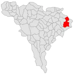 Location in Alba County