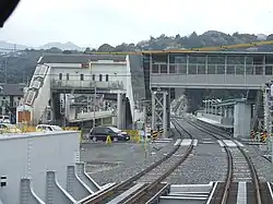 View from the tracks