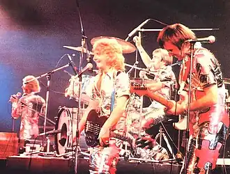 Jigsaw in Japan during their 1976 tour
