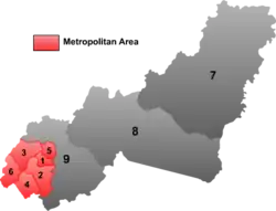 Location of Lishu ("4") within Jixi City