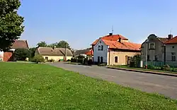 Centre of Jizerní Vtelno