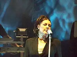 Catherall performing in 2008