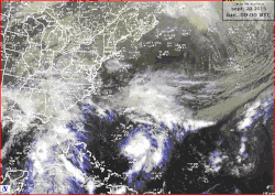 Animation of visible/infrared satellite imagery depicting Hurricane Joaquin's lifespan.