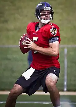 Joe Flacco, NFL quarterback for the New York Jets, Super Bowl XLVII Champion & MVP with the Baltimore Ravens
