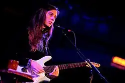 Jo Hamilton performing at Union Chapel, Islington