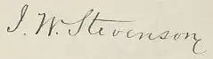 J. W. Stevenson