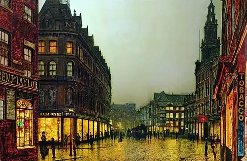 Boar Lane, Leeds, 1881