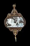 Phaethon cameo pendant set in a gold mount, circa 1880, Birmingham Museum and Art Gallery