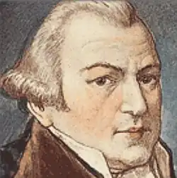 John Cleland as depicted in an edition of Fanny Hill published by Luxor Press