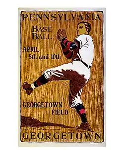 The Penn vs. Georgetown baseball program, c. 1901
