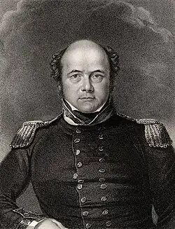 John Franklin, portrait by Derby engraved by James Thomson.