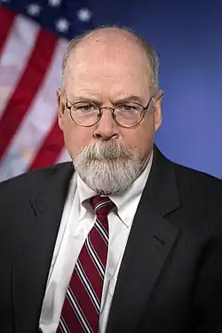 John Durham, former special counsel for the USDJ, former CT United States Attorney