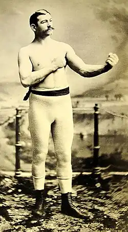 John L Sullivan in his prime, c. 1882