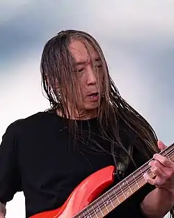 Myung performing with Dream Theater in 2025
