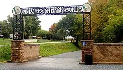 Johnson City Trailhead sign