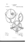 1882 Patent for Johnston Optometer[8]