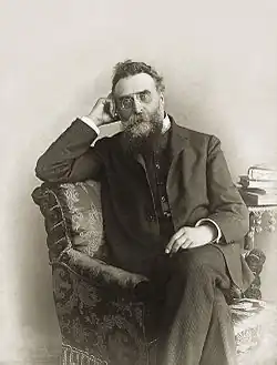 Image 46Jonas Basanavičius, a preeminent figure in the Lithuanian National Revival movement (from History of Lithuania)