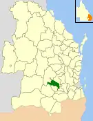Location within Queensland
