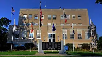The Jones County Courthouse in Anamosa