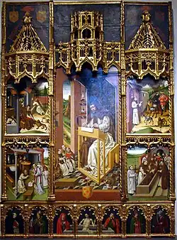 Altarpiece of St. Jerome by Jorge Inglés.
