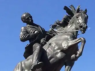 José Martí, detail. Plaza 13 de Marzo in Habana, Cuba. A copy of the statue is in Central Park, New York.
