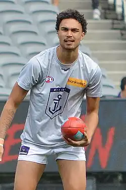 Josh Draper with Fremantle in 2025