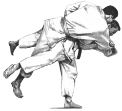 Harai goshi judo throw