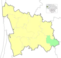 Location of Judrėnai Eldership