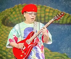 Yamagishi at the New Orleans Jazz & Heritage Festival, 2004