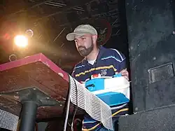 DJ Nu-Mark performing live.