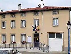 The town hall in Juvaincourt