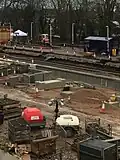 Kirkham and Wesham railway station rebuild 2017–2018