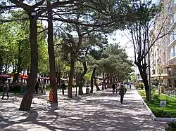 İstasyon Street in Kırklareli