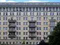 Façade of a Stalinist-era apartment block