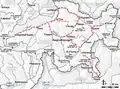 Tirano as shown on the RhB network