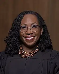 Associate Justice of the Supreme Court of the United States Ketanji Brown Jackson (AB,1992; JD, 1996)[204]